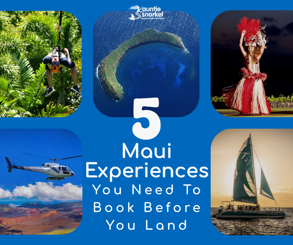 5 Maui Experiences You Need to Book Before You Land - Auntie Snorkel - Maui Activities
