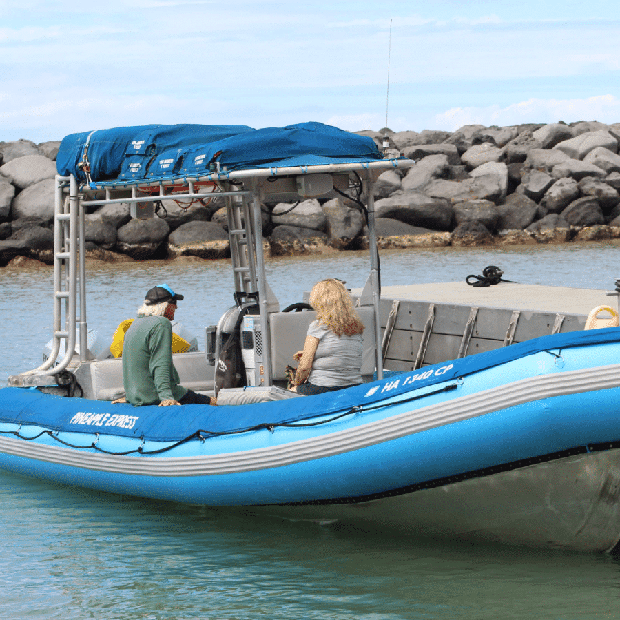 Board at Kihei Boat Ramp - Blue Water Rafting Molokini Express 2 Hour - Book Maui Activities at Auntie Snorkel