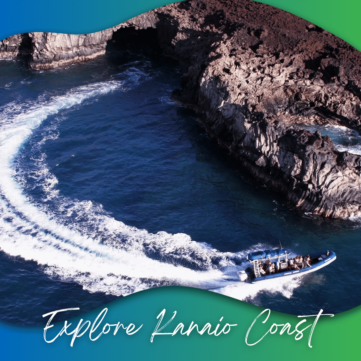 Explore Kanaio Coast - Blue Water Rafting Kanaio Coast - Book Maui Activities at Auntie Snorkel