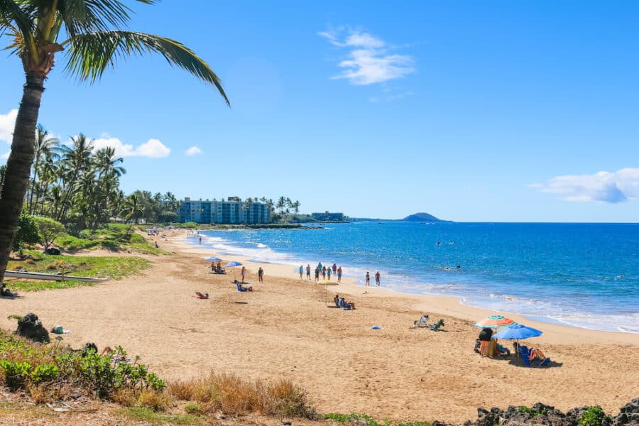 Kamaole Beach Park I from the north