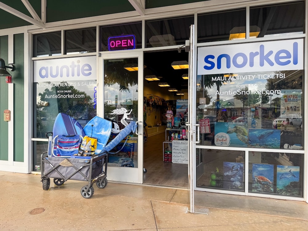 Auntie Snorkel in Lahaina Maui - Welcome