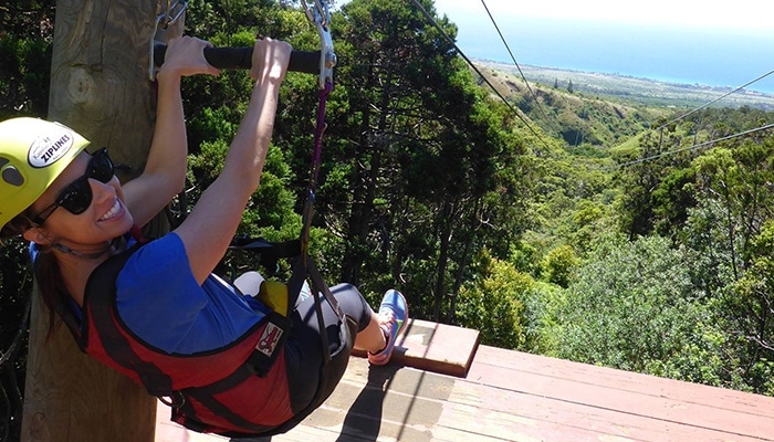 Kapalua Zipline Tickets 6 Line Zipline Course! - Auntie Snorkel