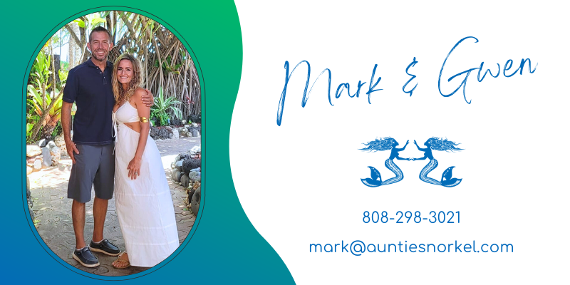 Mark and Gwen Noble - Auntie Snorkel Owners