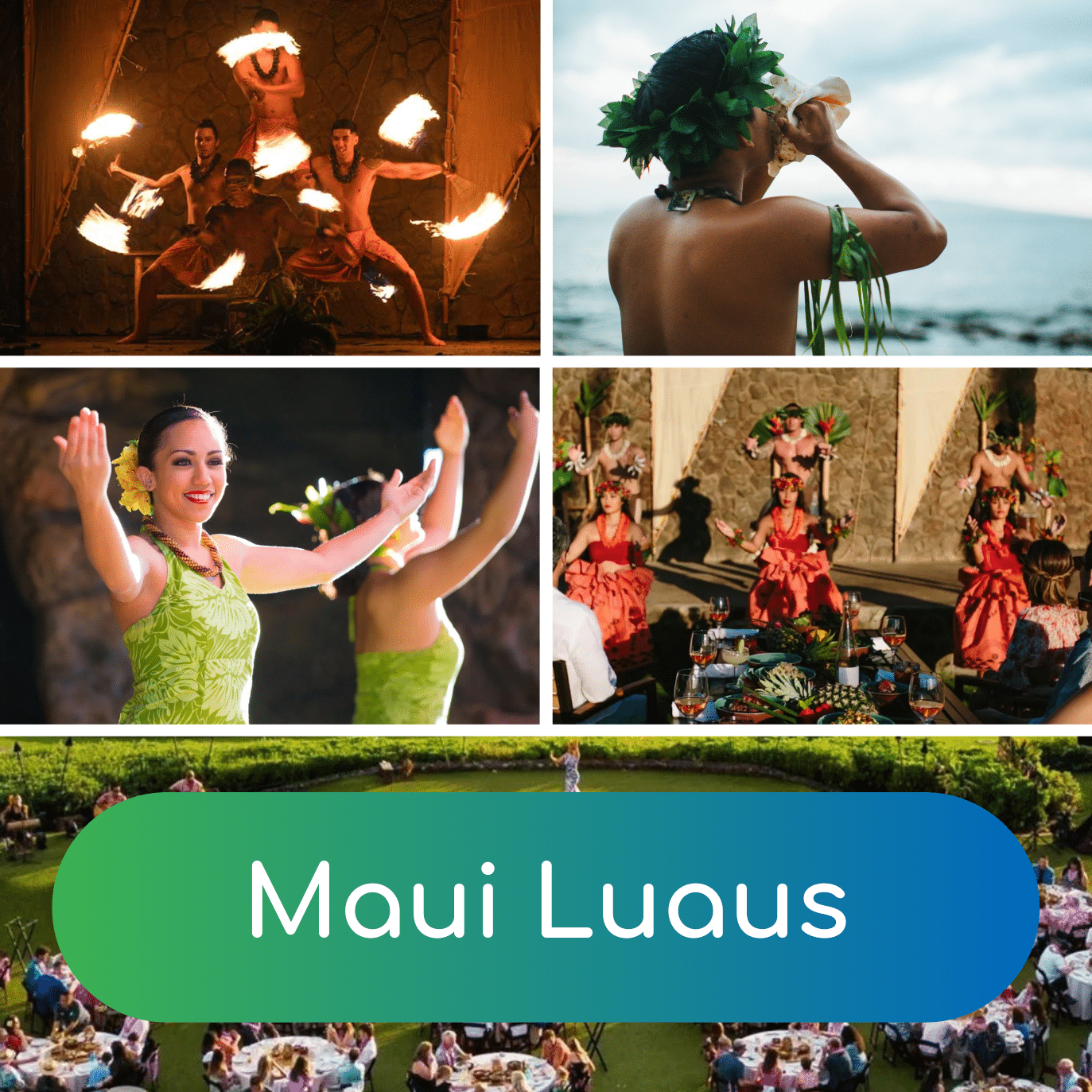 Maui Luaus - Book Maui Activities at Auntie Snorkel