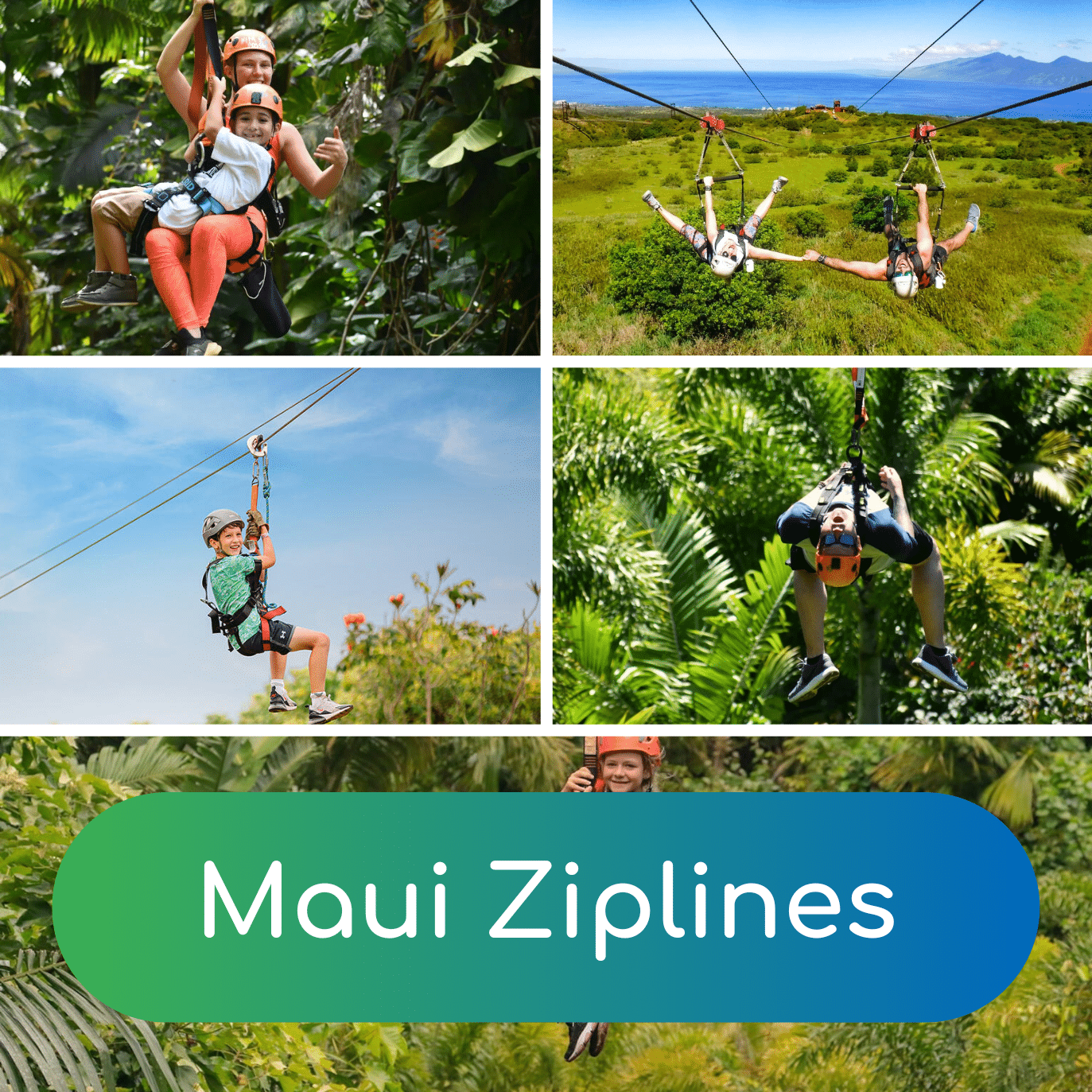 Maui Ziplines - Book Maui Activities at Auntie Snorkel