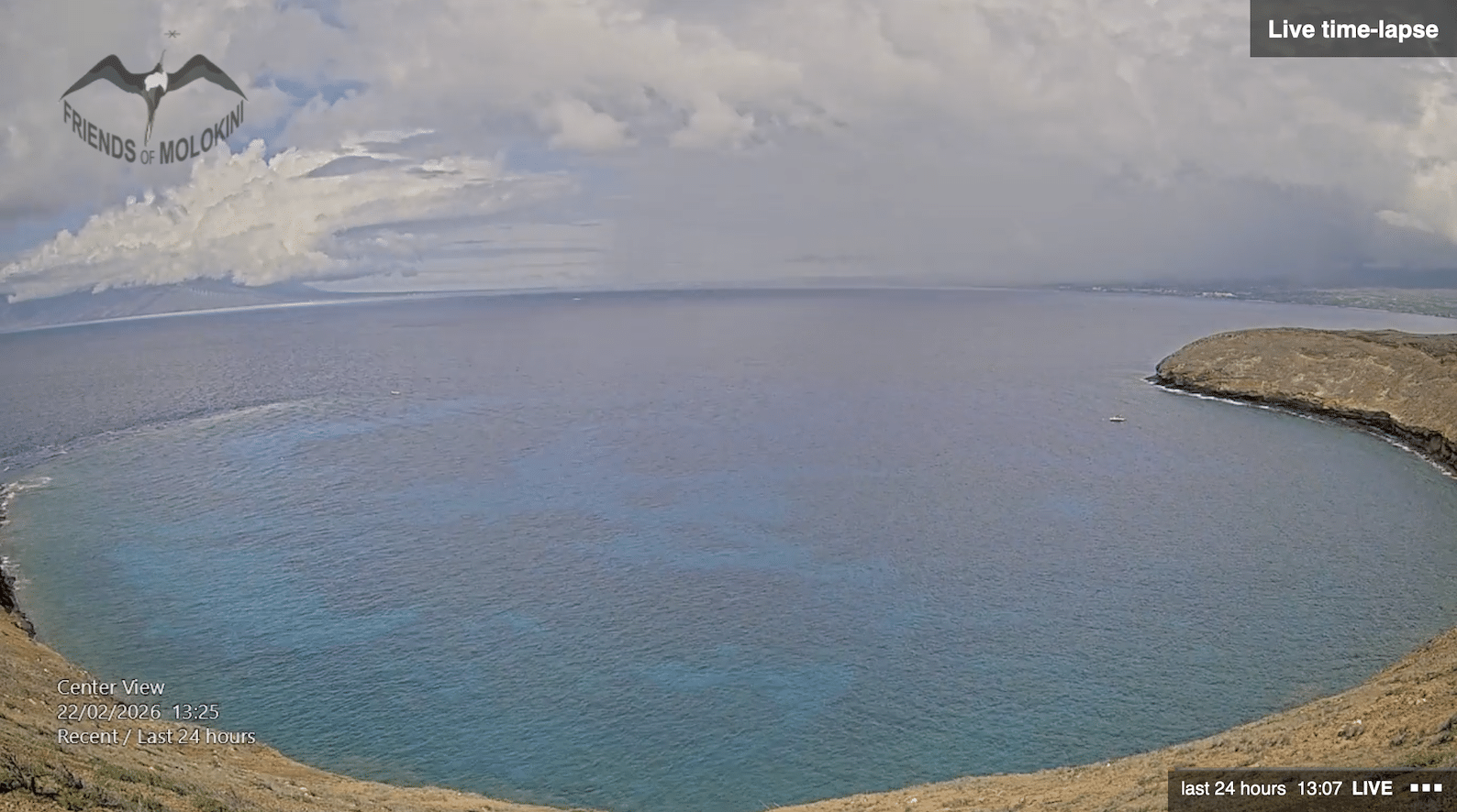Molokini Webcam - Maui Webcams - Auntie Snorkel