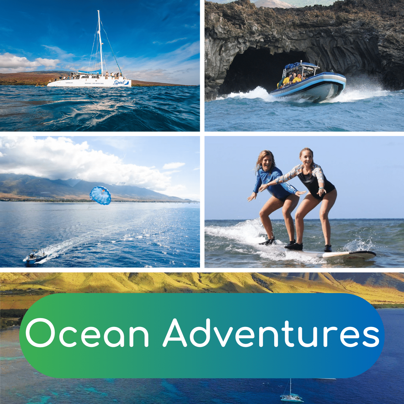 Ocean Adventures Icon - Book Maui Activities at Auntie Snorkel