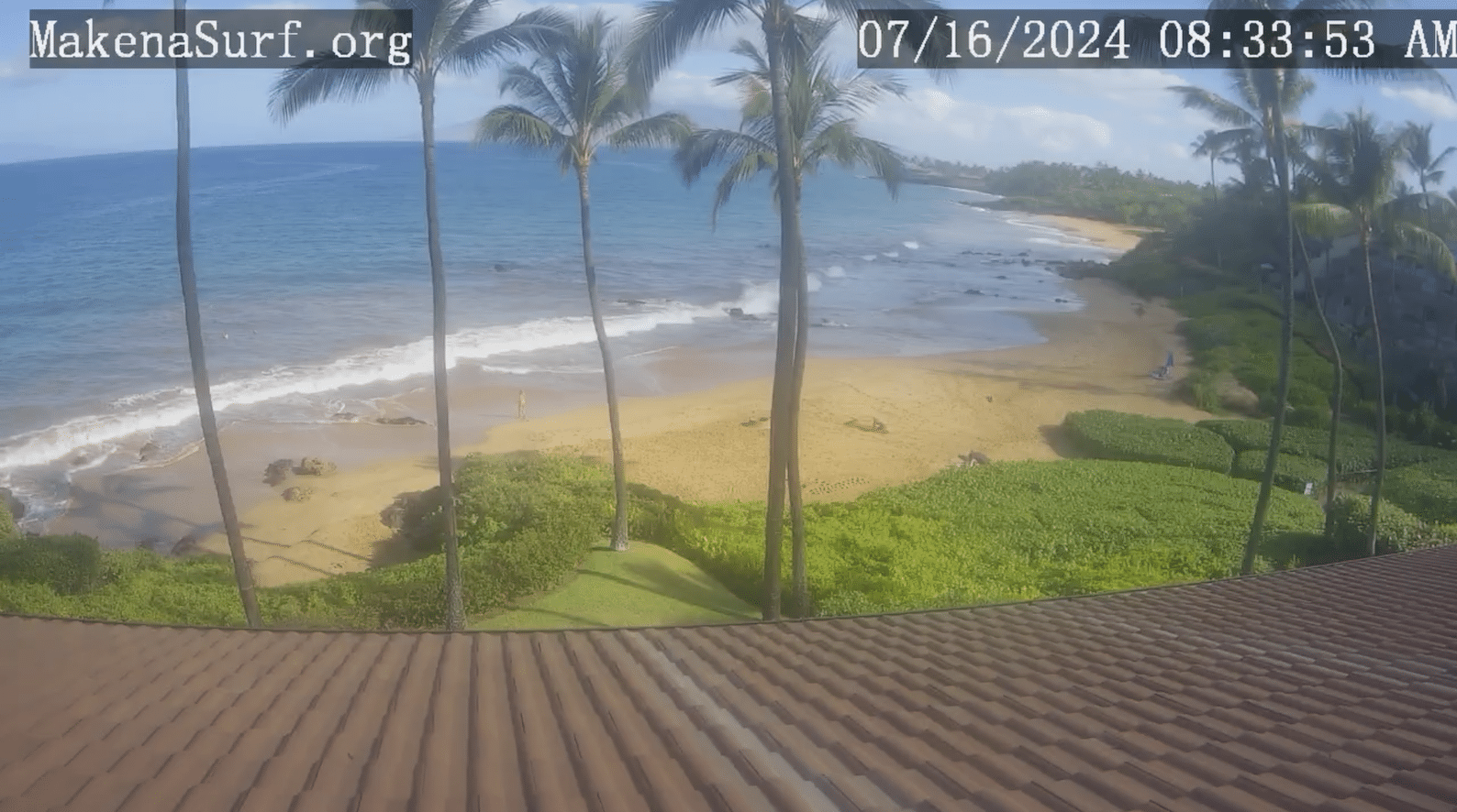 Poolenalena Beach Webcam - Maui Webcams - Auntie Snorkel