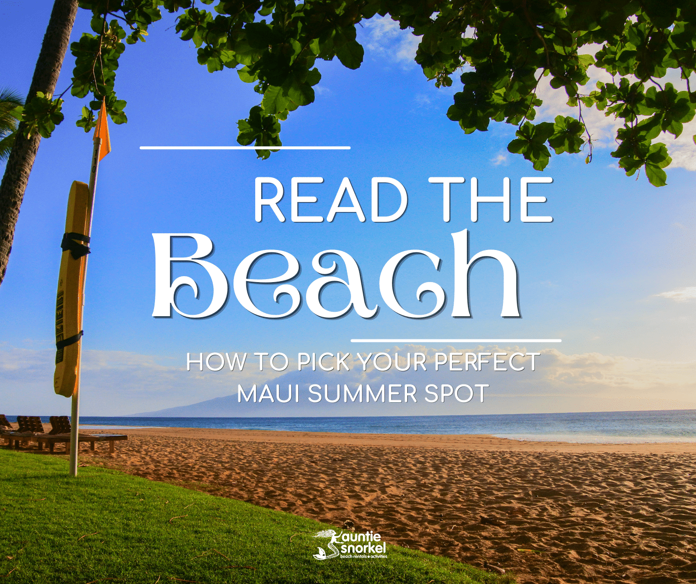 Read the Beach - How to Pick Your Perfect Maui Summer Spot