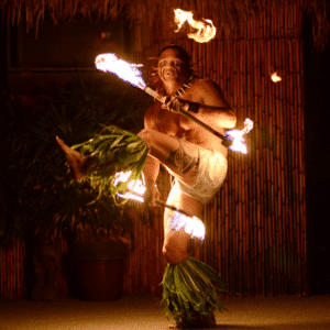 Royal Lahaina Luau - Auntie Snorkel - Fire Knife Dance