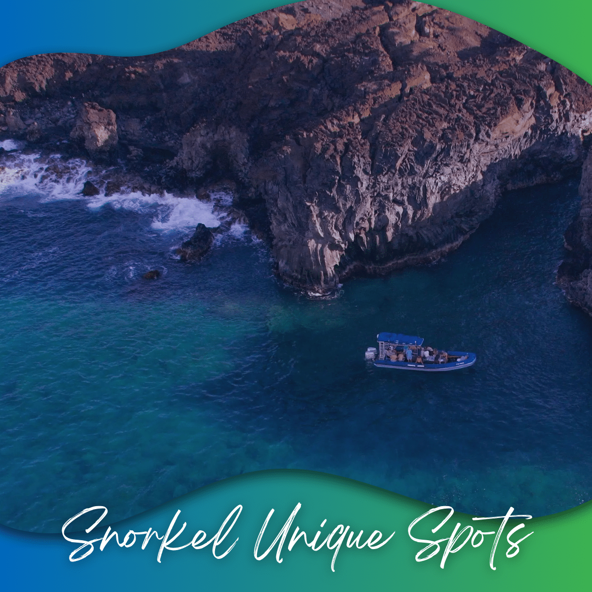 Snorkel Unique Spots - Blue Water Rafting Kanaio Coast - Book Maui Activities at Auntie Snorkel