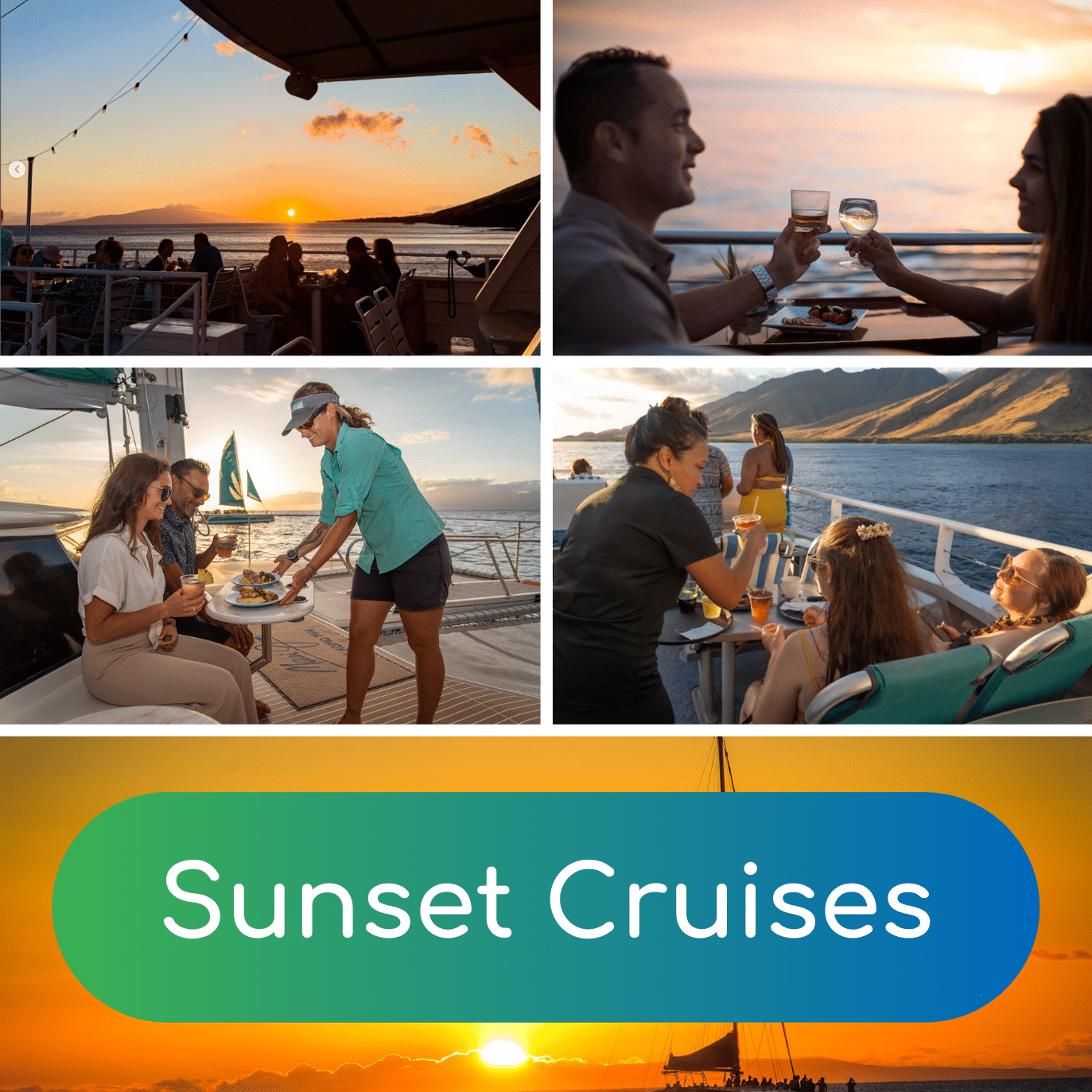 Sunset Cruises - Book Maui Activities at Auntie Snorkel