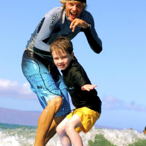 Tandem Instruction - Waves Hawaii Surf School - Surf Lessons, Camps, Baby Surf & Surf Coaching Maui, HI - Book Maui Activities at Auntie Snorkel