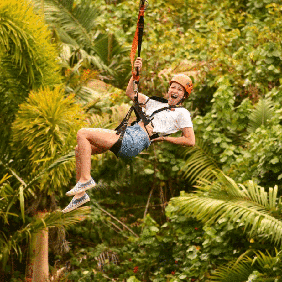 Teens Love It - Maui Jungle Zipline 8 Line Tour - Book Maui Activities at Auntie Snorkel