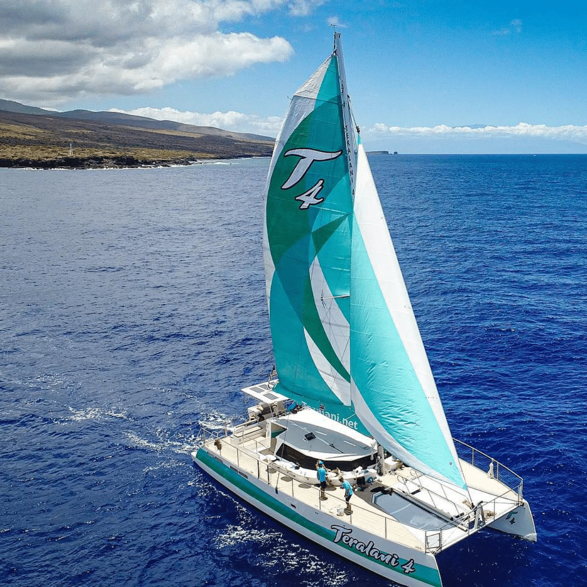 Teralani 4 Sailing - Teralani Premier West Maui Snorkel Sail - Book Maui Activities at Auntie Snorkel