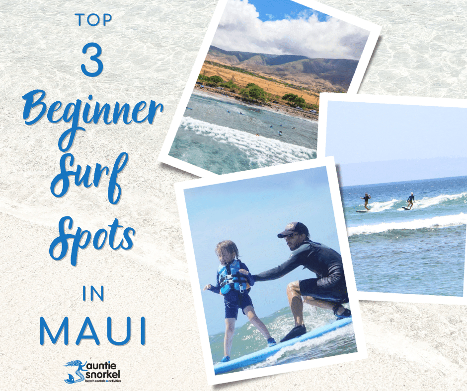 Top 3 Beginner Surf Spots in Maui - Facebook Post