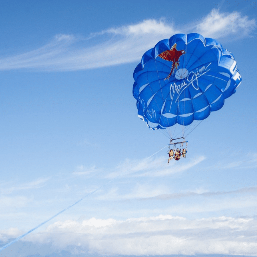Triple Flight Up High - UFO Parasail Maui - Parasail from Kaanapali Beach - Book Maui Activities at Auntie Snorkel
