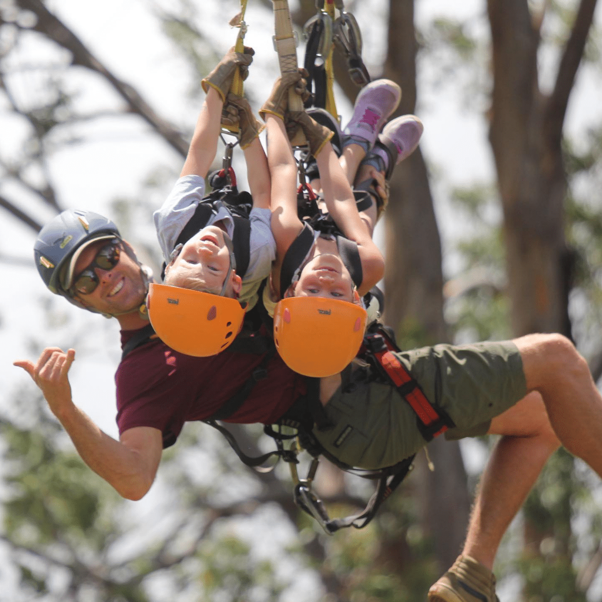 Twinning - NorthShore Zipline - 7 Line Course - Book Maui Activities at Auntie Snorkel