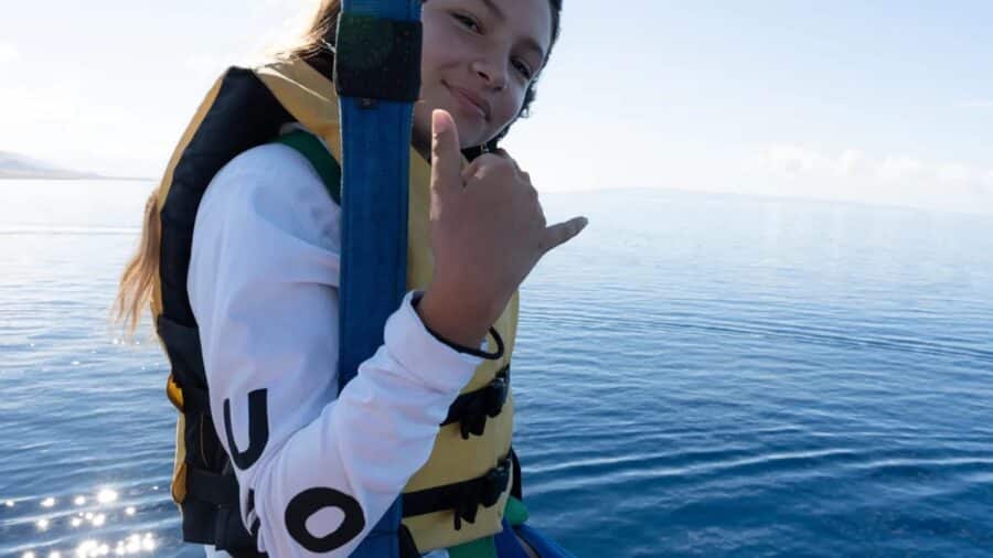 UFO Parasail Maui shakas