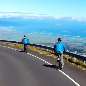 Views of North Shore Maui from the Ride Down - Bike Maui Haleakala Sunrise Guided Bike Tour - Book Maui Activities at Auntie Snorkel